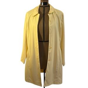 Yellow rain coat